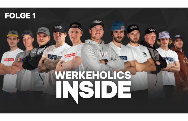  Werkeholics Inside: die coolste Crew im Actionsport? Folge 1 -  Werkeholics Inside: die coolste Crew im Actionsport? - Folge 1: Supercross, Ortema, Skifahren