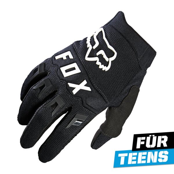 FOX Dirtpaw Handschuhe Teens schwarz S