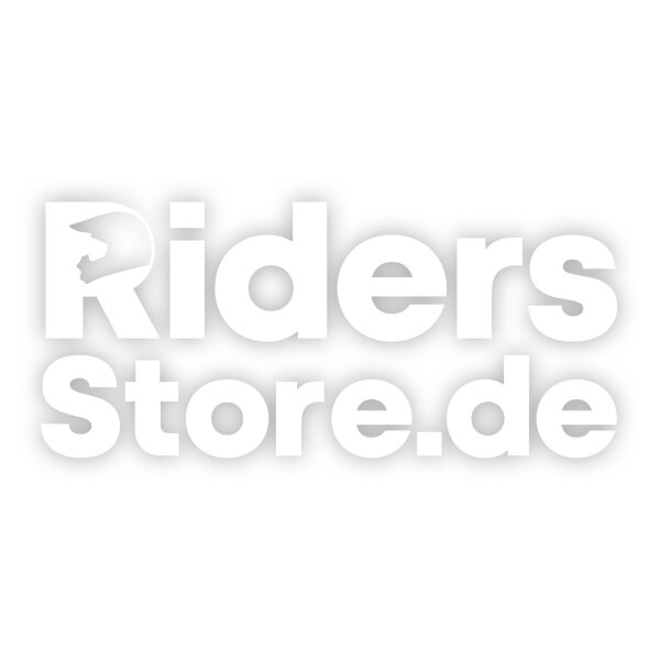 Aufkleber Riders Store weiß zweizeilig 10 cm