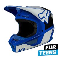 FOX V1 REVN Helm Teens blau
