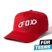 FOX Cyclops Flexfit Kappe Teens rot