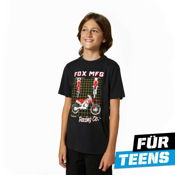 FOX Cypher T-Shirt Teens schwarz