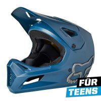 FOX Rampage Mountainbike Helm Teens blau