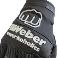 Weber #Werkeholics Handschuhe schwarz / weiß M