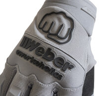 Weber #Werkeholics Handschuhe grau / schwarz