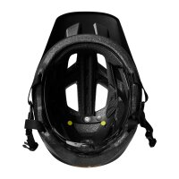 FOX Mainframe Mountainbike Helm schwarz/gold