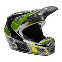 FOX V3 RS Mirer Helm grau/gelb