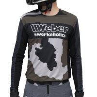 Weber #Werkeholics FlexN Flow Jersey schwarz/grün/camouflage