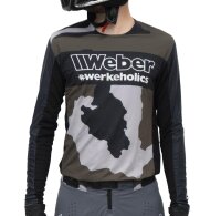 Weber #Werkeholics FlexN Flow Jersey schwarz/grün/camouflage