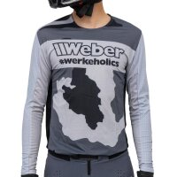 Weber #Werkeholics FlexN Flow Jersey hellgrau/camouflage M