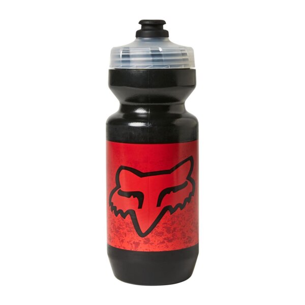 FOX Purist Lunar Trinkflasche schwarz/rot