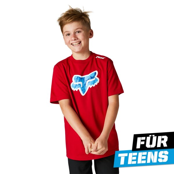 FOX Karrera T-Shirt Teens rot