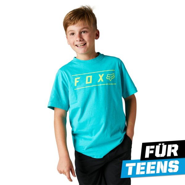 FOX Pinnacle T-Shirt Teens blau/gelb