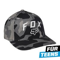 FOX BNKR Flexfit Teens Kappe schwarz/camouflage