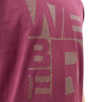 Weber Abstract T-Shirt dunkelrot