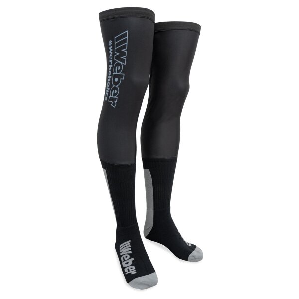 Weber Knee-Brace Motorrad Socken schwarz L/XL