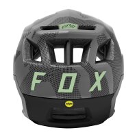FOX Dropframe Pro Camo Mountainbike Helm grau