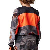 FOX 180 BNKR Teens Jersey orange/schwarz/camouflage
