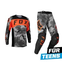 FOX 180 BNKR Combo Teens schwarz/orange/camouflage