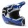 FOX V1 Leed Helm blau/schwarz/weiß