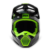 FOX V1 XPOZR Helm schwarz/gelb