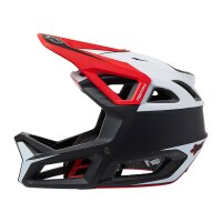 FOX Proframe RS SUMYT Mountainbike Helm schwarz/weiß/rot