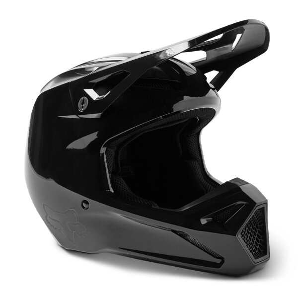 FOX V1 Solid Helm schwarz