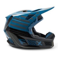 FOX V3 RS Ryaktr Helm schwarz/blau