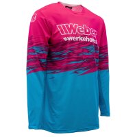 Weber #Werkeholics Jersey blau/pink M