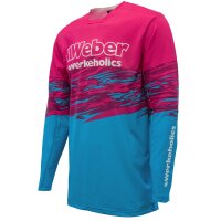 Weber #Werkeholics Jersey blau/pink M