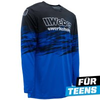 Weber #Werkeholics Flowmotion Jersey blau/schwarz Kids