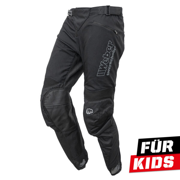 Weber #Werkeholics Skills Hose schwarz/grau Kids 134/140