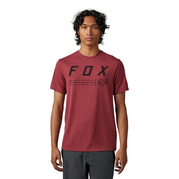 FOX Non Stop Funktions-T-Shirt rot M