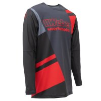 Weber #Werkeholics Performance Jersey rot/schwarz L