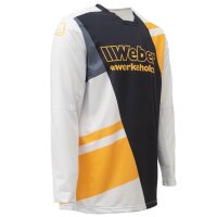 Weber #Werkeholics Performance Jersey orange/weiß XXL