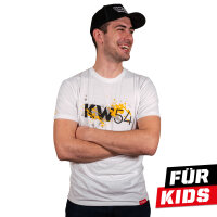 Kevin Winkle KW54 T-Shirt Kids weiß/orange 152