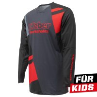 Weber #Werkeholics Performance Jersey rot/schwarz Kids...