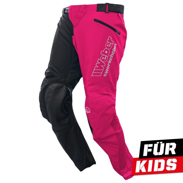 Weber #Werkeholics Skills Hose pink/schwarz Kids