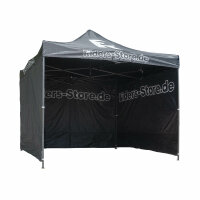 Seitenwand für Riders Store Easy-Up Zelt 3 x 3 m schwarz