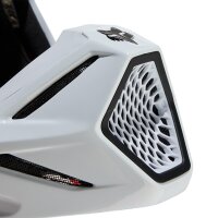 FOX V3 RS Solid Carbon Helm weiß