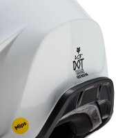 FOX V3 RS Solid Carbon Helm weiß