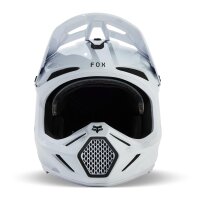 FOX V3 RS Solid Carbon Helm weiß