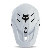 FOX V3 RS Solid Carbon Helm weiß