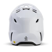 FOX V3 RS Solid Carbon Helm weiß