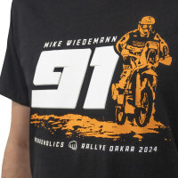 Mike Wiedemann Dakar T-Shirt schwarz XL