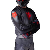 FOX 180 Interfere Jersey grau/rot L
