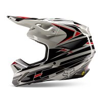 FOX V1 GOAT Strafer Helm schwarz/rot M