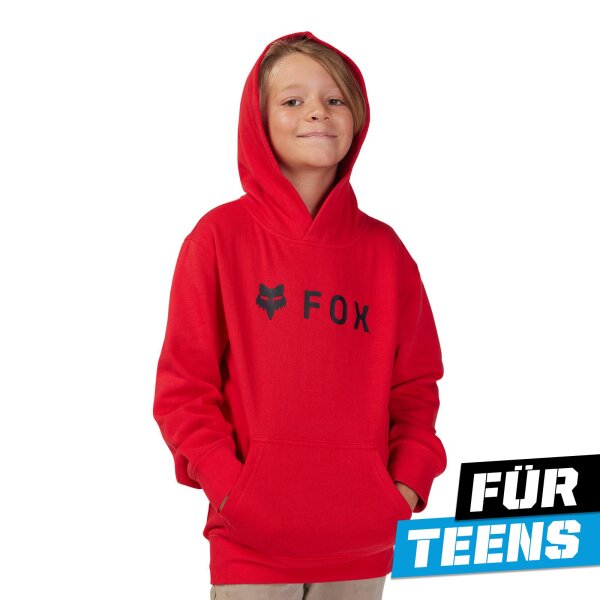 FOX Absolute Kapuzenpullover Teens rot XL