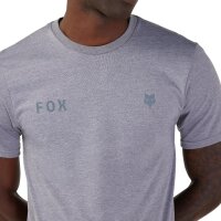 FOX Wordmark Funktions T-Shirt grau L