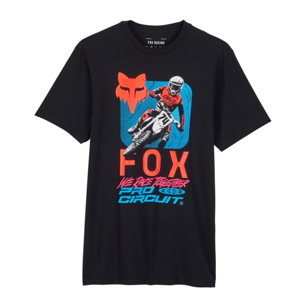 FOX T-Shirt Pro Circuit schwarz L